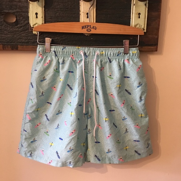 Boardies Surfer Print Swim Shorts Size Medium - Picture 5 of 11